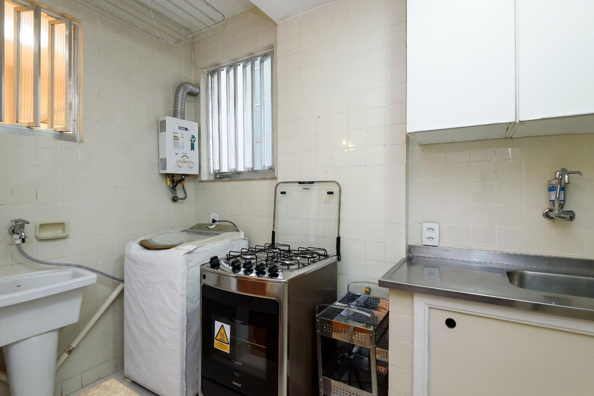 Apartamento Omar Do Rio - Jg 40/104: Ipanema, Internet 250mbps, Smart Tv, Workstation, 20m Do Metrô General Osório E A 500m Da De Ipanema *