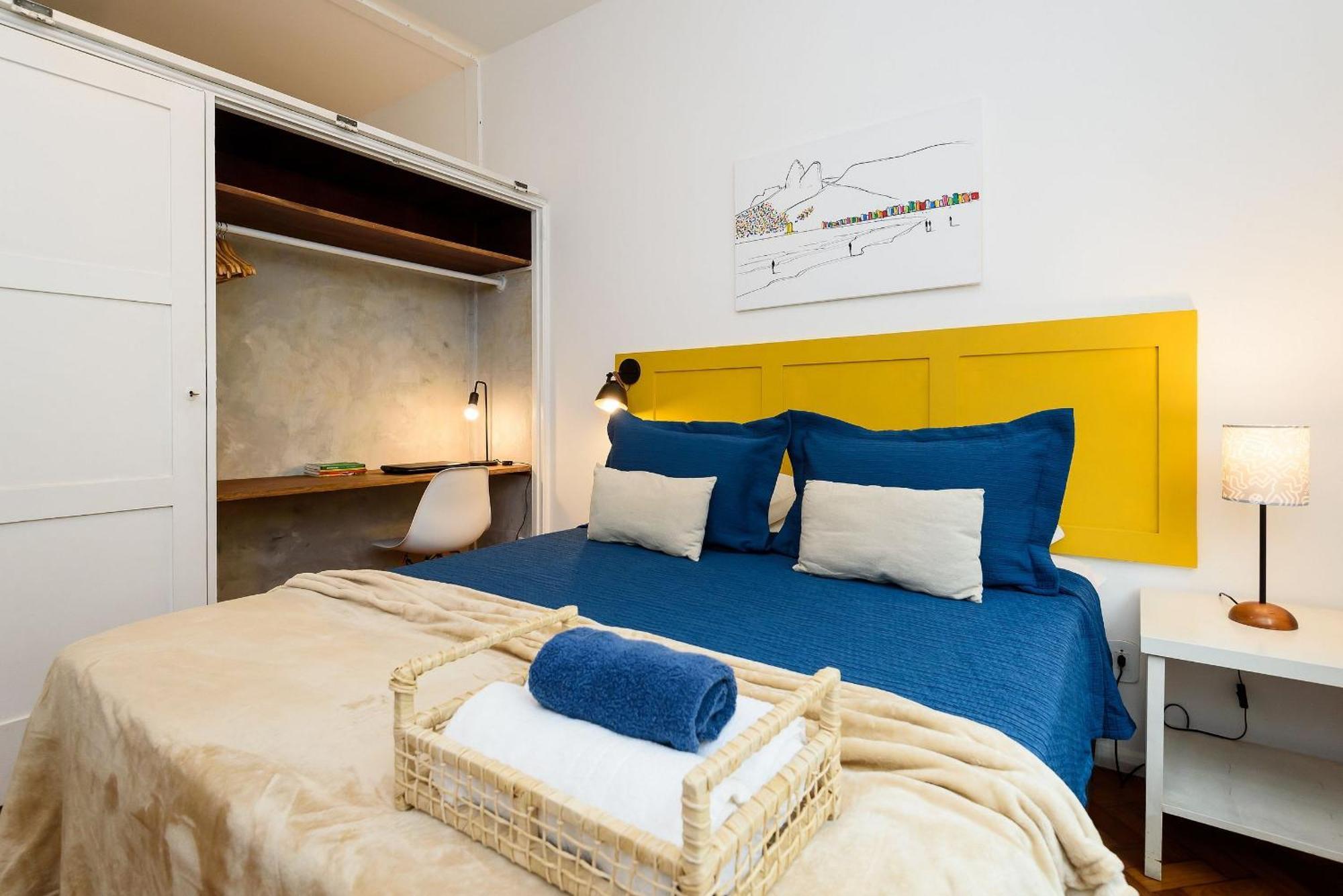 Omar Do Rio - Jg 40/104: Ipanema, Internet 250mbps, Smart Tv, Workstation, 20m Do Metrô General Osório E A 500m Da De Ipanema Apartamento