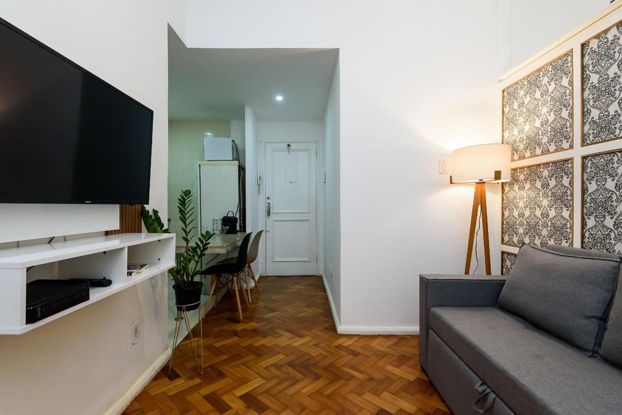 Omar Do Rio - Jg 40/104: Ipanema, Internet 250mbps, Smart Tv, Workstation, 20m Do Metrô General Osório E A 500m Da De Ipanema Apartamento